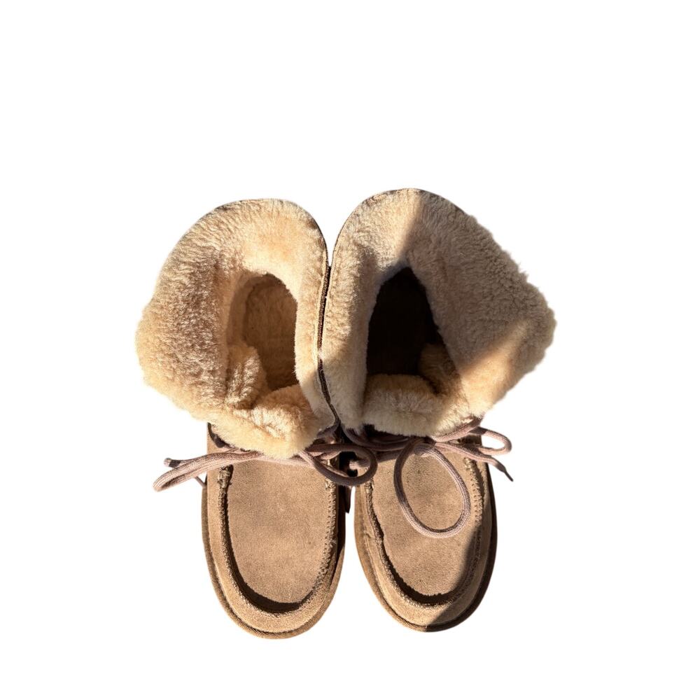 UGG Brown Shearling Ankle Booties - image 2